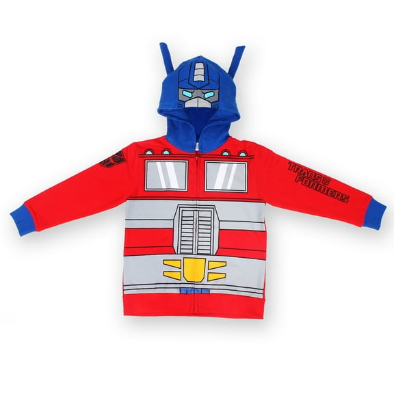 Hasbro Transformers Boy's Optimus Prime or Bumble Bee Hooded Zipper Jacket