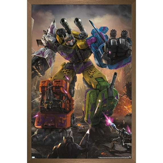 Hasbro Transformers - Bruticus Wall Poster, 22.375" x 34" Framed