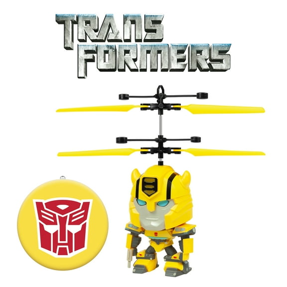 Hasbro Transformers Bumble Bee Flying Figure IR UFO Helicopter (Big Head)