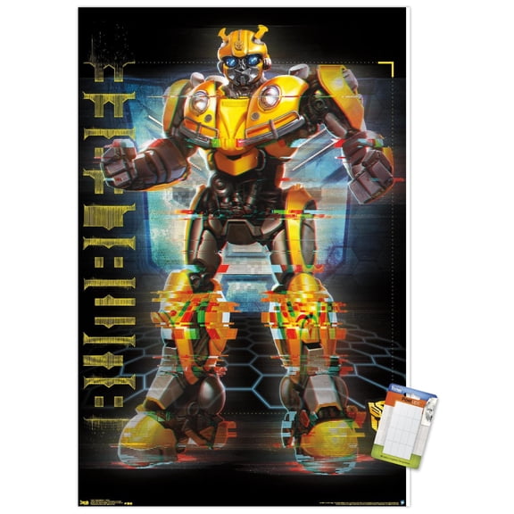 Hasbro Transformers: Bumblebee - Glitch Wall Poster, 14.725" x 22.375"
