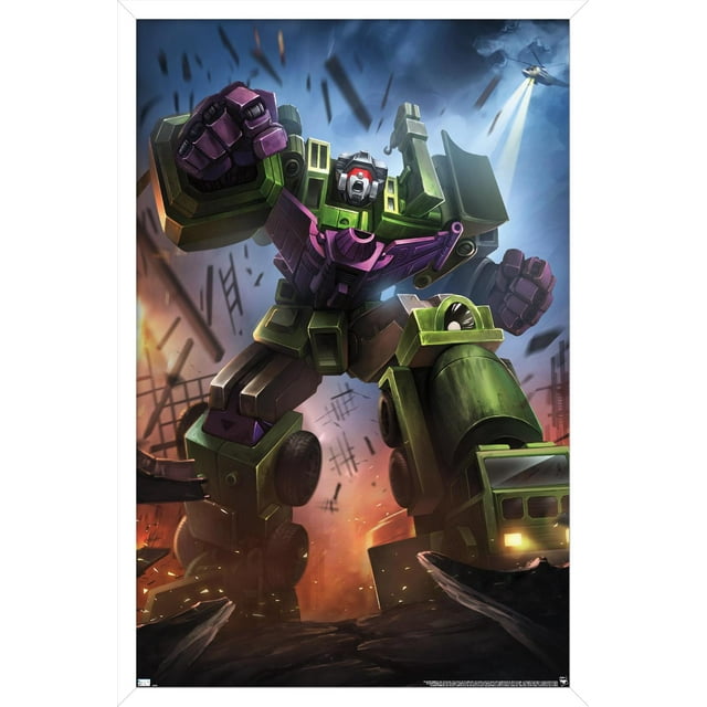 Hasbro Transformers - Devastator Wall Poster, 14.725" x 22.375" Framed