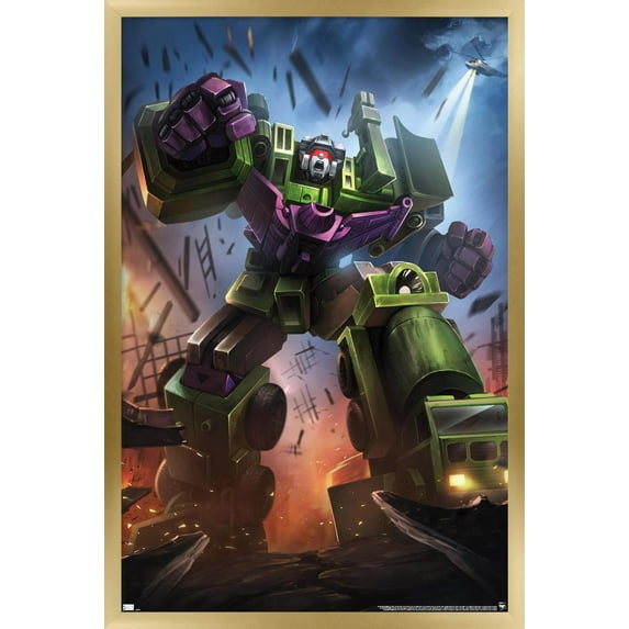 Hasbro Transformers - Devastator Wall Poster, 22.375" x 34" Framed