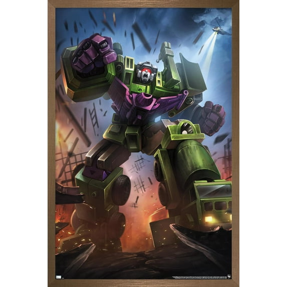 Hasbro Transformers - Devastator Wall Poster, 22.375" x 34" Framed