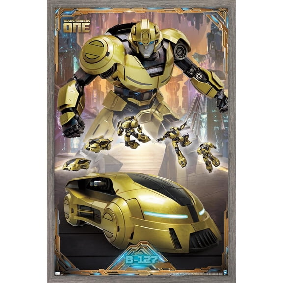 Hasbro Transformers: One - B-127 / Bumblebee Wall Poster, 22.375" x 34" Framed