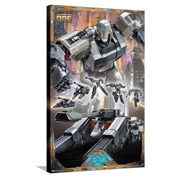 Hasbro Transformers: One - D-16 / Megatron Canvas Wall Poster, 22.375" x 34"