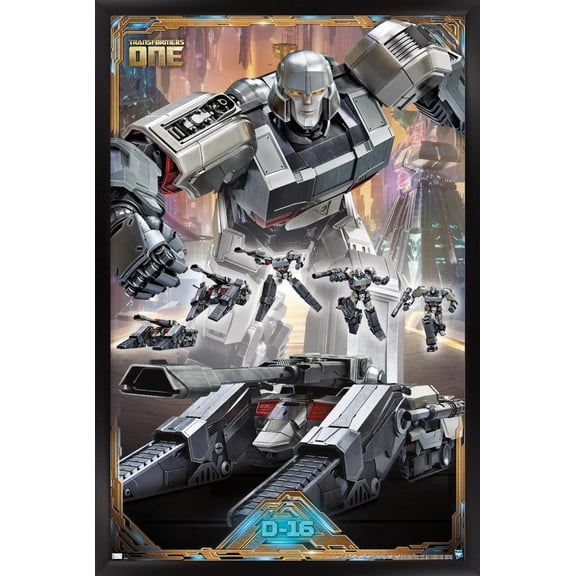 Hasbro Transformers: One - D-16 / Megatron Wall Poster, 14.725" x 22.375" Framed