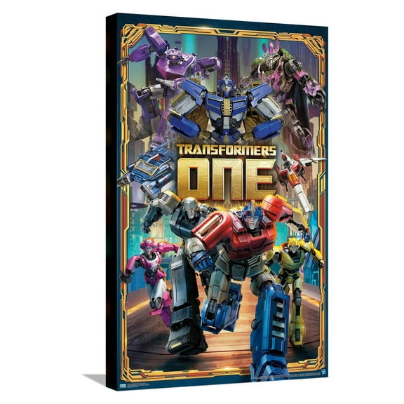 Hasbro Transformers: One - Group Canvas Wall Poster, 14.725" x 22.375"