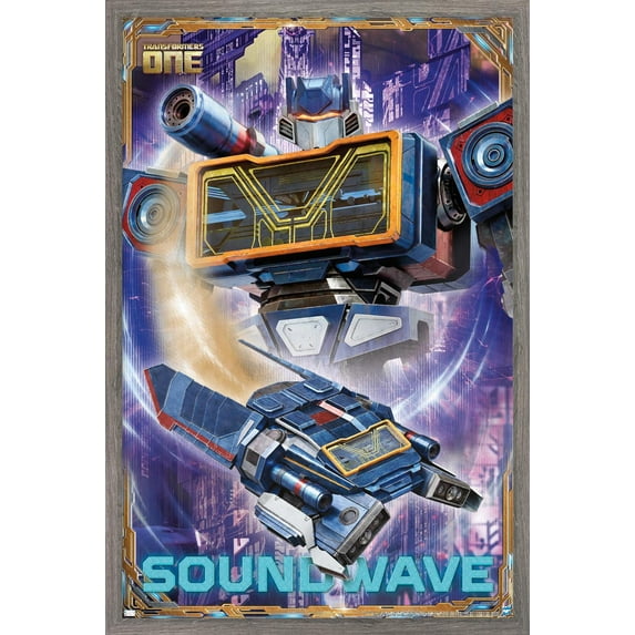 Hasbro Transformers: One - Soundwave Wall Poster, 14.725" x 22.375" Framed