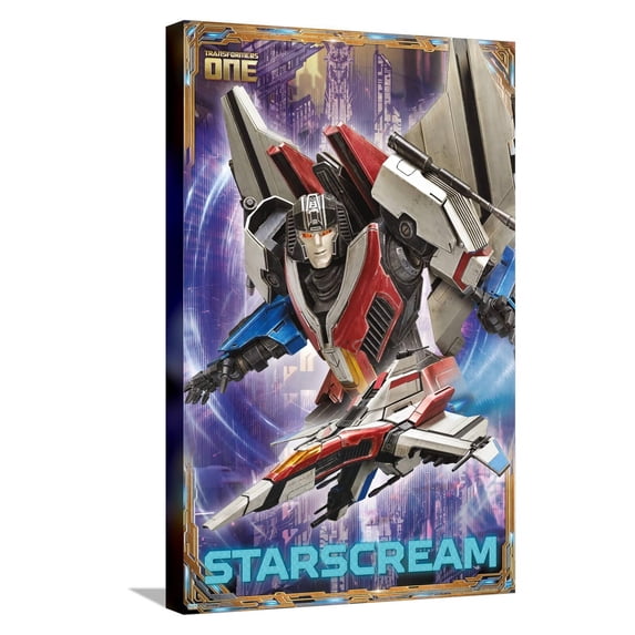 Hasbro Transformers: One - Starscream Canvas Wall Poster, 14.725" x 22.375"