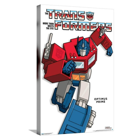 Hasbro Transformers - Optimus Prime Feature Series Canvas Wall Poster, 14.725" x 22.375"