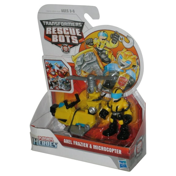 Hasbro Transformers Rescue Bots Axel Frazier Microcopter Action Figures
