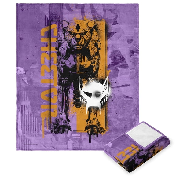 Hasbro Transformers: Rise Of The Beasts Graffiti Cheetor Kids Silk Touch Throw Blanket