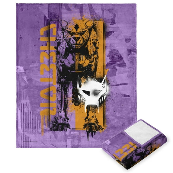 Hasbro Transformers: Rise Of The Beasts Graffiti Cheetor Kids Silk Touch Throw Blanket