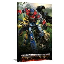 Hasbro Transformers: Rise of the Beasts - Big 4 Canvas Wall Poster, 14.725" x 22.375"