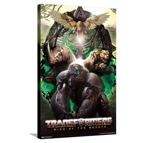 Hasbro Transformers: Rise of the Beasts - Maximals Canvas Wall Poster, 22.375" x 34"