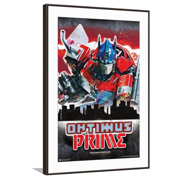 Hasbro Transformers: Rise of the Beasts - Optimus Prime Graffiti Canvas Wall Poster, 22.375" x 34"