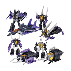 Hasbro Transformers Takara Tomy Dramatic Capture Series Decepticons Part 2 Skywarp and Insecticons Action Figures Set
