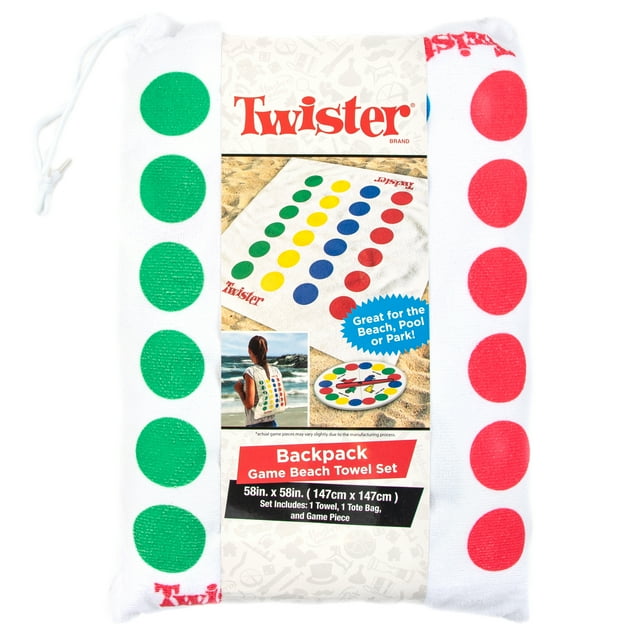 Hasbro Twister Game Beach Towel Set