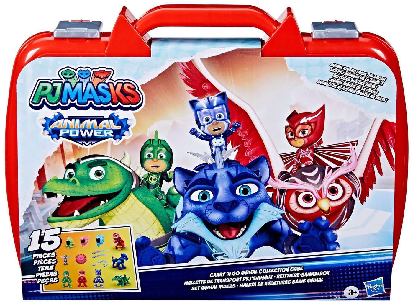 Hasbro collectible Kids Catboy Action Figure Sets, Red PJ Masks, 16.00" x 2.19", 14 Count