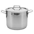 thumbnail image 1 of Hascevher Classic 18/10 Stainless Steel StockPot Covered Cookware Induction Compatible Oven Safe 11 Quart, 1 of 4