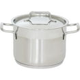 thumbnail image 1 of Hascevher Classic 18/10 Stainless Steel StockPot Covered Cookware Induction Compatible Oven Safe 9 Quart, 1 of 4