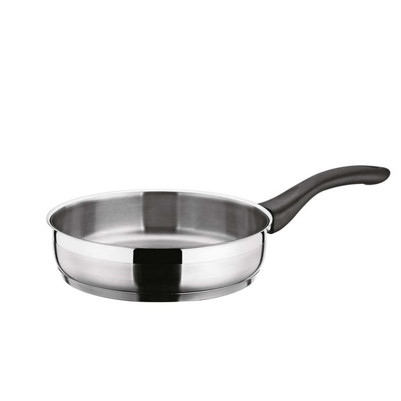 Hascevher Surme Stainless Steel Frying Pan with Handle, Induction Compatible, 10 inch