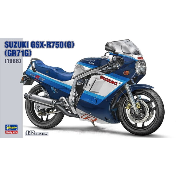 Hasegawa 21507 Suzuki 1986 GSX-R750 Motorcycle 1/12 Scale Model Kit