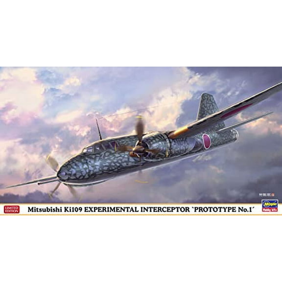 Hasegawa Mitsubishi Ki109 Experimental Interceptor "Prototype No. 1" New