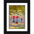 thumbnail image 1 of Haseltine, Tom 11x14 Black Ornate Wood Framed with Double Matting Museum Art Print Titled - Thailand Royal Park Ratchaphruek Water lilies, 1 of 4