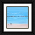 thumbnail image 1 of Hasen, Jan 15x15 Black Ornate Wood Framed with Double Matting Museum Art Print Titled - At The Beach 2, 1 of 4