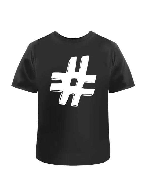 Hash Tag Unisex T-Shirt - 100% Cotton
