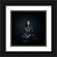 thumbnail image 1 of Hasheminasab, Moein 12x12 Black Ornate Wood Framed with Double Matting Museum Art Print Titled - Persian Girl, 1 of 4