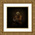 thumbnail image 1 of Hasheminasab, Moein 15x15 Gold Ornate Wood Framed with Double Matting Museum Art Print Titled - Persian Musician, 1 of 4