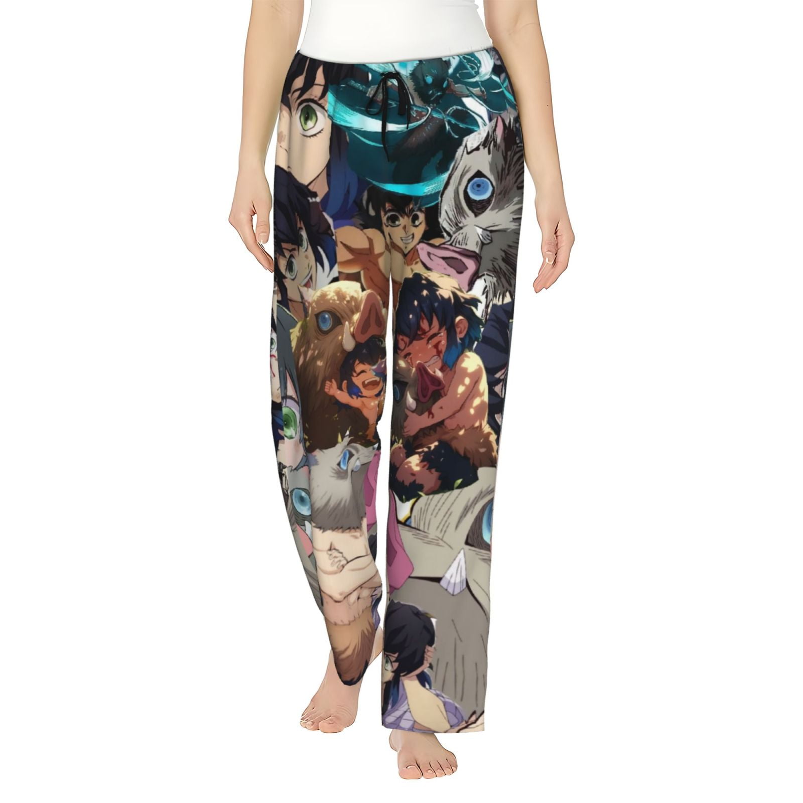 Hashibira Inosuke Women's Pajama Pants, Cartoon Ultra Soft Comfy Lounge ...