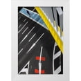 thumbnail image 1 of Hashimoto, Tetsuya 13x18 White Modern Wood Framed Museum Art Print Titled - Tricolor, 1 of 4