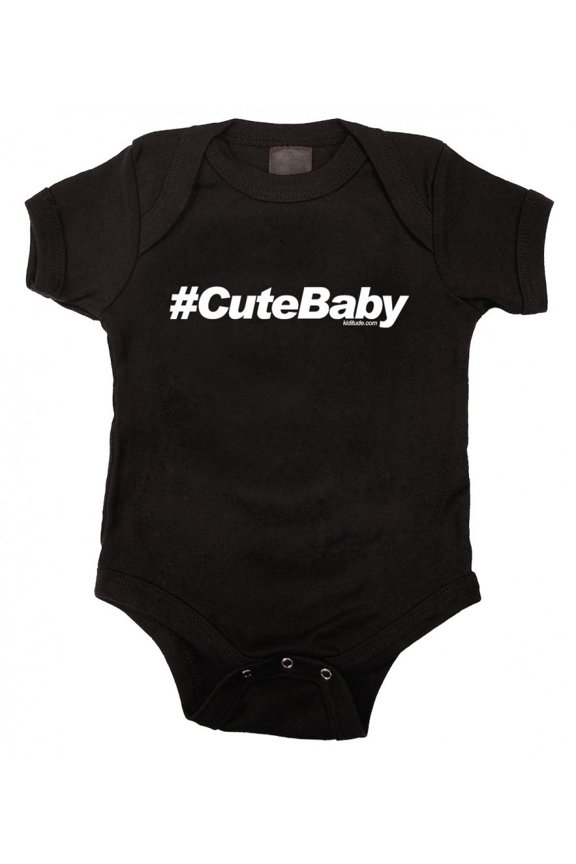 Hashtag CuteBaby One Piece Bodysuit