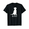 thumbnail image 1 of Hashtag Lab Dad Black T-Shirt. Labrador Retriever Dad shirt, 1 of 5
