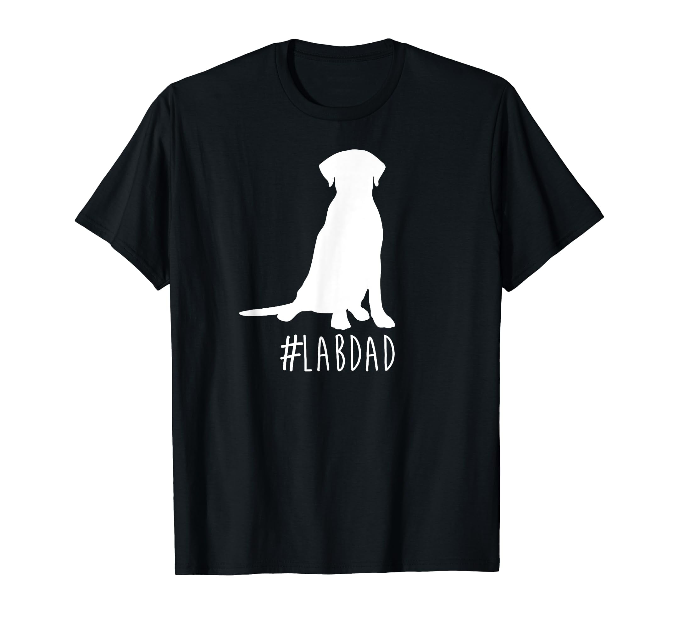 Hashtag Lab Dad TShirt. Labrador Retriever Dad shirt.
