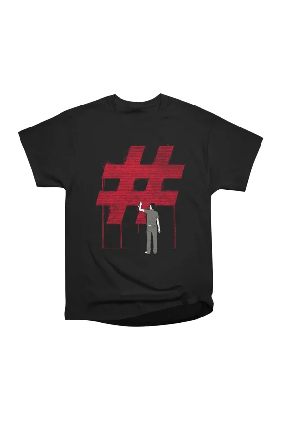 Hashtag T-Shirt Tee Gift For Him Merch For Her Apparel For Friend