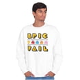 thumbnail image 1 of Hashtag Totally 80's Pacman Sweatshirt for Men or Women Brisco Brands M, 1 of 6