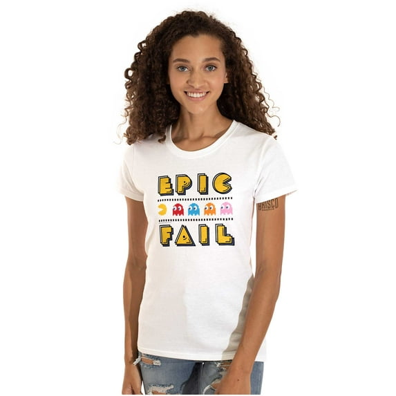 Hashtag Totally 80's Pacman Women's T Shirt Ladies Tee Brisco Brands L