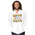 thumbnail image 1 of Hashtag Totally 80's Pacman Zip Up Hoodie Men's Women's Brisco Brands M, 1 of 6