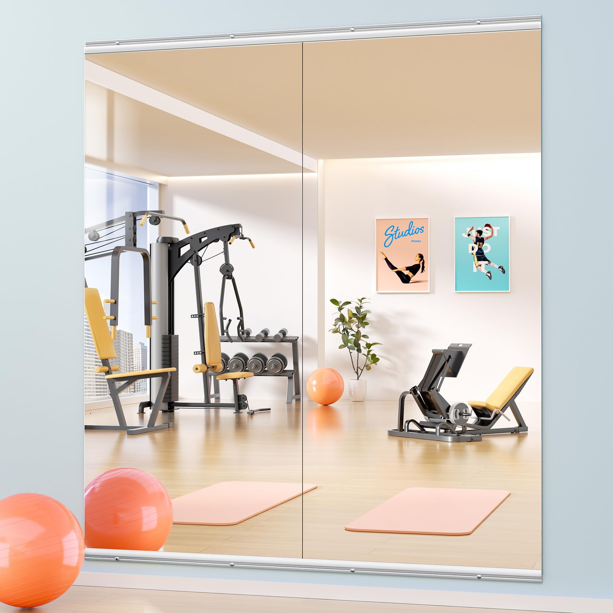Gym Equipment Wall Mirror For Garage Gym Garage Gym Mirrors Custom