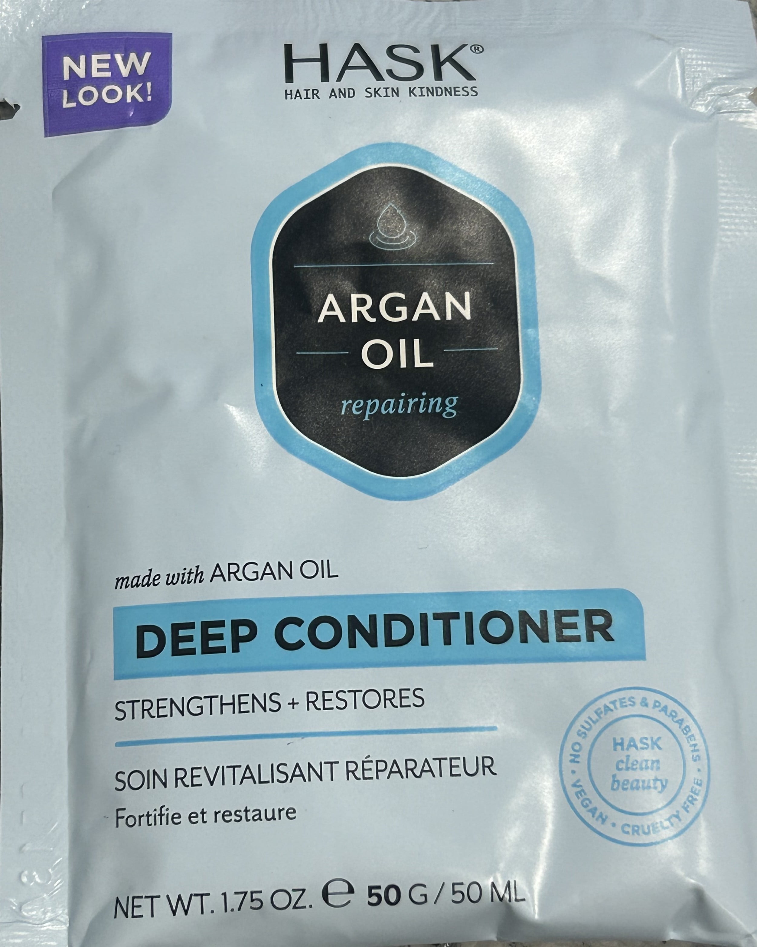 Hask Hask Argan Oil Repairing Deep Conditioner, 1.75 oz (Pack of 2)