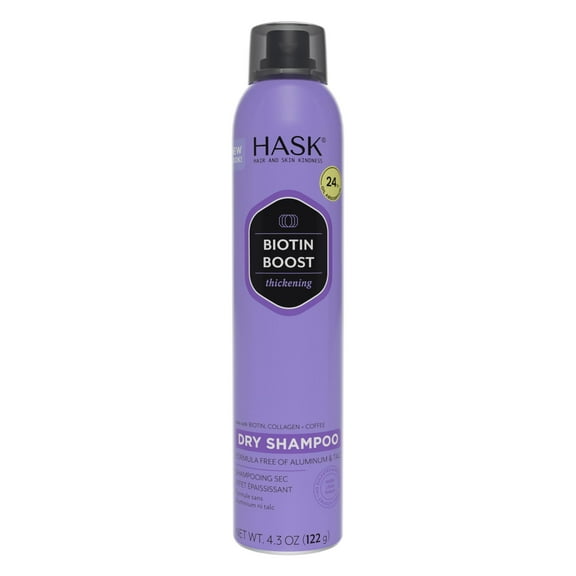 Hask Biotin Boost Thickening Volumizing Dry Shampoo with Collagen, 4.3 oz