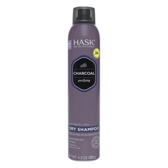 Hask Charcoal & Citrus Purifying Oil Control Dry Shampoo, 4.3 oz - 3 Pack