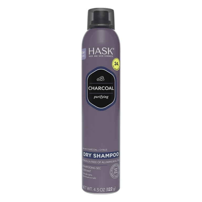 Hask Charcoal & Citrus Purifying Oil Control Dry Shampoo, 4.3 oz ...