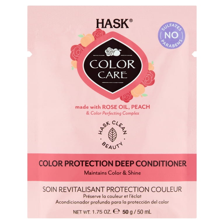 HASK Rose Oil with Peach Color Protection Conditioner (12oz) HASK Rose Oil with Peach Color Protection Conditioner (12oz)