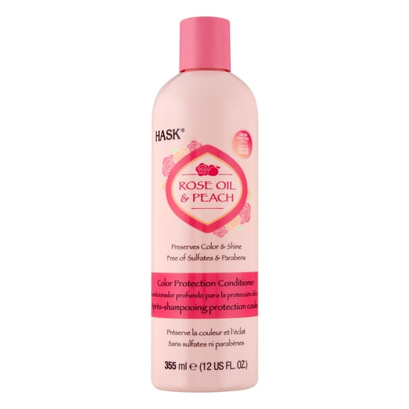 Hask Color Protection Conditioner Rose Oil & Peach, 355.0 ML