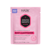 Hask Keratin Smoothing Deep Conditioner, 1.75 oz, Travel Size